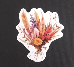 Blumenstrauß Wildblumen Herbst Herbst Aufkleber 2,38" x 2,18" (F) - Bild 1 von 2