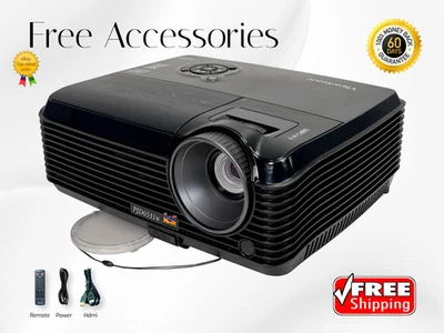 ViewSonic PJD6531w DLP Projector 3000 Lumens PC 3D Ready Full HD WXGA w/Kit 🔥 - Image 1 of 4