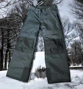 Arctix Kids Reinforced Snow Pant Sz S Winter Outdoor Ski Wear Charcoal Gray - Picture 1 of 11