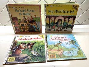Lot of 4 Big Little Golden Books Copyright 1986 & 1987 Very Good Condition - Picture 1 of 6