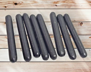 8 All Pro Vest Replacement Weights Cylinders 1/2 Pound Each 5¼" Long Cast Iron - Picture 1 of 7