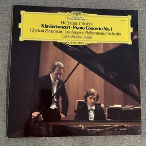 Zimerman; Giulini. Chopin Piano concertos 1 DGG 2531 125 NM Vinyl Lp Record - Foto 1 di 4