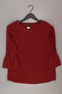 ✨ Blusa Vero Moda Classic para mujer talla 36, S manga trompeta roja de viscosa ✨ - Imagen 1 de 6