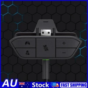 AU Stereo Headset Adapter Headphone Audio Converter for Xbox One Game Controller - Picture 1 of 11