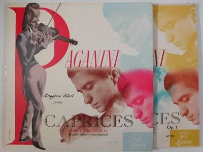 RICCI Paganini Caprices LONDON 2 LPs LLP 264, 252 violin mono # Foto 1 de 4