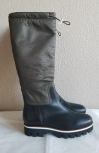 New Aquatalia marlo leather/ nylon water resistant Boot. sz9. RT$595. Italy. - Picture 1 of 7