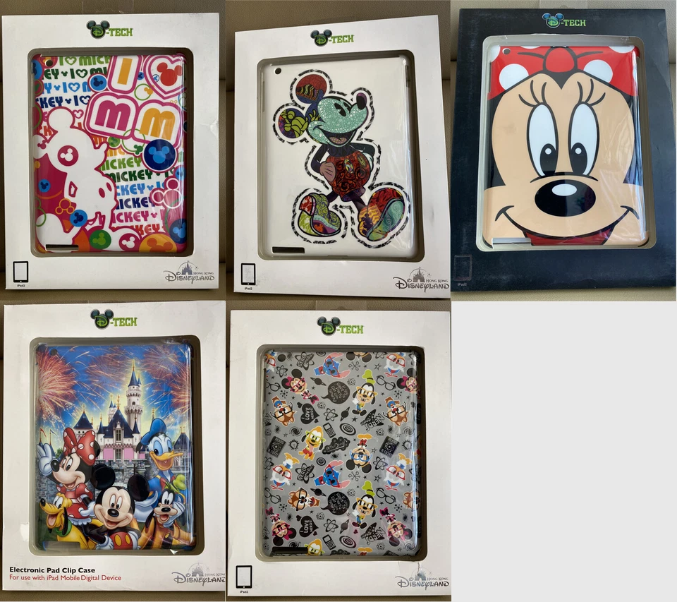 iPad 2 Case Disney Back Cover Shell D-Tech Plastic Cartoon Minnie Mickey Mouse - Image 1 of 1