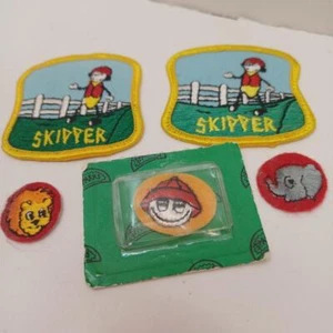 Vintage Awana Sparks Club 2 Skipper Patches Sparky Emblem Elephant & Lion Patch - Picture 1 of 5