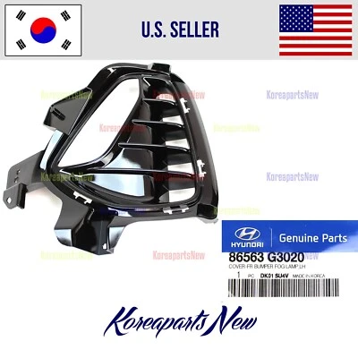 Fog Light Lamp Bezel Covers Left DRIVER ⭐OEM ⭐ Elantra GT Hatchback 2018-2020 - Image 1 of 2