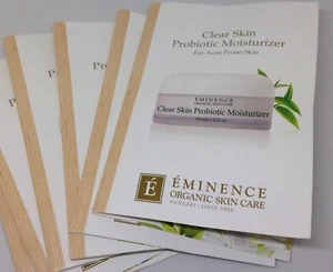 12 Eminence Clear Skin Probiotic MOISTURIZER Cream Card Samples 3ml. 10oz each - Picture 1 of 12