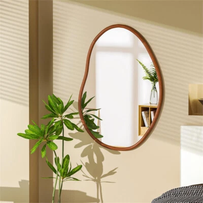 Wandspiegel Dekospiegel Hängespiegel mit Holzrahmen 56*82cm/74*110cm Eingang Bad - Bild 1 von 4