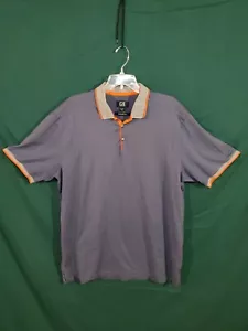Cutter Buck Mens XL Short Sleeve Polo Shirt DryTec Luxe Golf Athletic Sport Blue - Picture 1 of 9