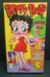 Betty Boop VHS 5 CARTOONS USA - Picture 1 of 4