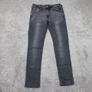 AG Adriano Goldschmied The Kinston Jeans Girls size 12 Black Slim Skinny Denim - Picture 1 of 13