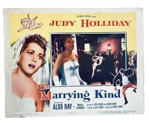 The Marrying Kind 1952 Vintage Lobby Card Movie Theater Home Decor Judy Holliday - Picture 1 of 3