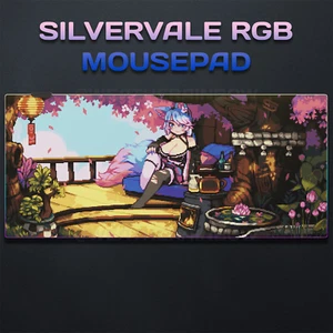 Gamersupps GG Waifu Vtuber Collab: Silvervale Pixel RGB Mauspad - VORVERKAUF - Bild 1 von 2