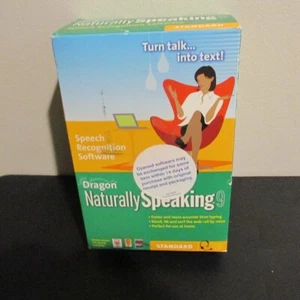 Dragon Naturally Speaking 9 Standard SPEECH RECOGNITION SOFTWARE - BRAND NEW!!! - Picture 1 of 3