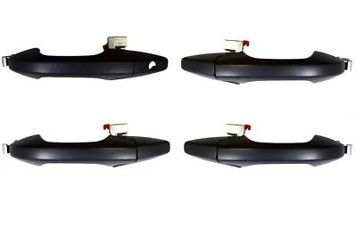 fits Honda Outer Exterior Outside Door Handle Primed Black Front Rear Left Right Foto 1 de 3