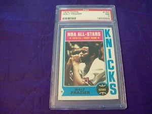 1974 TOPPS BASKETBALL #150 WALT FRAZIER (KNICKS) PSA 7 - Picture 1 of 2