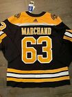 NHL Authentic Adidas BRAD MARCHAND #63 Boston Bruins Hockey Jersey Sz 56 NWT