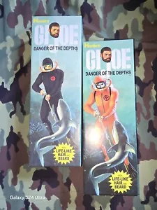 Danger Of The Depths VINTAGE Frogman-black&orange - Picture 1 of 24