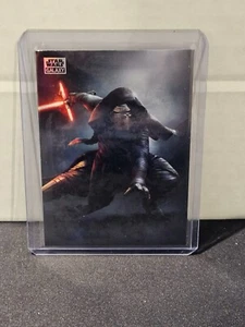2024 Topps Chrome Star Wars Galaxy Kylo Ren #23 Refractor - Picture 1 of 2