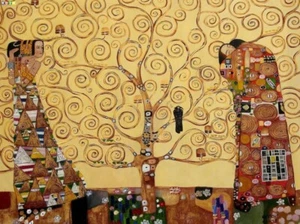 The Tree of Life 1909 – Gustav Klimt Symbolist Art Nouveau Golden Decorative - Picture 1 of 2