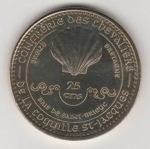 A 2013 TOKEN MEDAILLE MONNAIE DE PARIS -- 22 190 N°2 COQUILLE SAINT-JACQUES 25 - Picture 1 of 2
