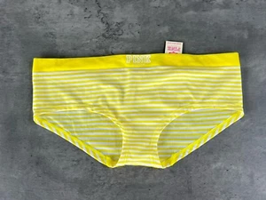 Victoria's Secret VINTAGE Pink Yoga Panties Stripe Retro Vibe New - Picture 1 of 5