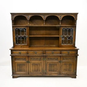 Old Charm Sovereign Dresser Sideboard Base Light Oak Finish FREE UK Delivery - Picture 1 of 24