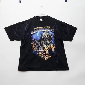 Camiseta de colección Sturgis Lightning con estampado completo 2003 Motorcycle Rally 2XL - Imagen 1 de 6
