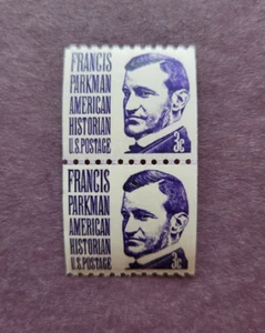 US Scott #1297 Francis Parkman Line Pair 3c - MNH - Picture 1 of 2