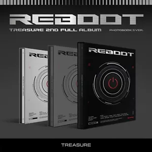 TREASURE 2nd Full Album REBOOT Random Ver. CD+P.Book+P.Card+F.Poster+ID Photo - Imagen 1 de 4