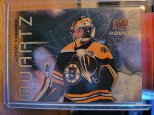 2021-22 Upper Deck Allure Quartz Rookies #AQJS Jeremy Swayman