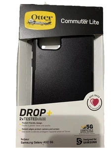 OtterBox Commuter Lite Series SAMSUNG GALAXY A52 5G Phone Case OTTER BOX Black - Picture 1 of 3