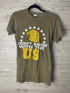 Vintage 80er Don’t Mess With The US Größe M Army Military Eagles - Bild 1 von 7