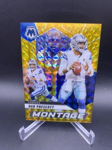 2025 Mosaic Prizm Dak Prescott montaggio oro mosaico Prizm/10 Dallas Cowboys 🔥 - Foto 1 di 5