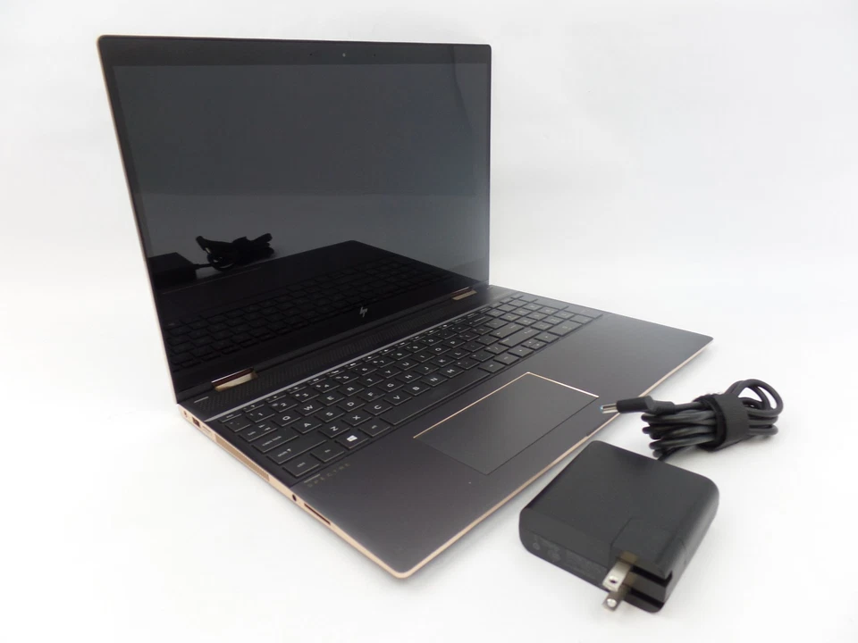HP Spectre x360 15-ch011dx 15.6" 4K UHD Touch i7-8550U 16GB 512GB MX150 W11H - Image 1 of 4