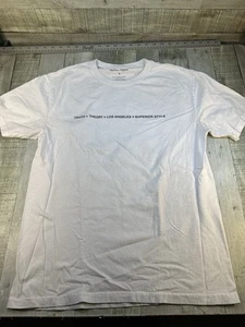 Camisa Truth + Theory Calavera Mariposa Para Hombres Grande Blanca LA Streetwear Gráfico Camiseta - Imagen 1 de 4
