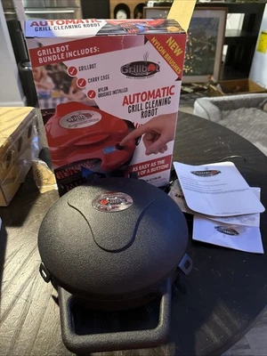 Robot de limpieza automático Grillbot rojo nuevo en caja Foto 1 de 4
