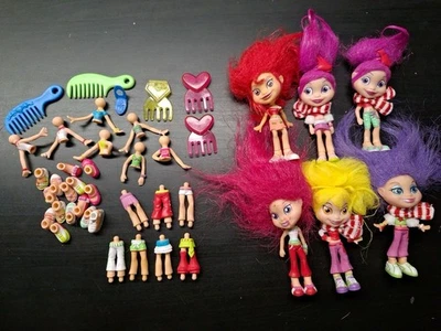Lote de 6 muñecas Hasbro Trollz 2004 It’s A Hair Thing partes extra del cuerpo zapatos Foto 1 de 4