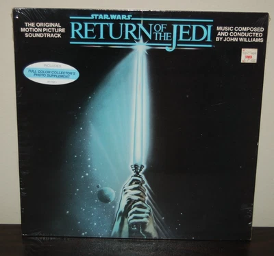 STAR WARS RETURN OF THE JEDI OST LP Factory Sealed Hype MINT 1983 Vintage - Image 1 of 4