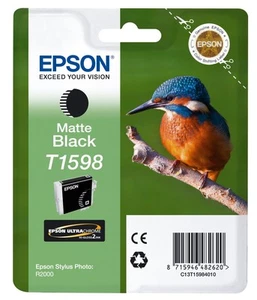 Epson T1598, Print Cartridge, 1 x Matte Black, Genuine - Afbeelding 1 van 5