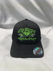 VINTAGE Auto Original Upholstery Hat | Black/Green | Flexfit S/M | Excellent - Picture 1 of 6