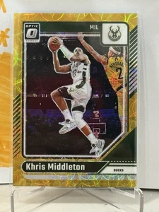 2024-25 Panini Donruss Optic Gold International Asia Khris Middleton /10 #177 SP - Foto 1 di 2