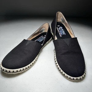 Bobs From Sketchers Memory Foam Damenschuhe Größe 8,5 schwarz Flexpadrille Slipper - Bild 1 von 9