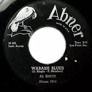 Al Smith Strong VG 45 Wabash Blues mit Linksfeld 1958 R&R Instrumental D1618 - Bild 1 von 2
