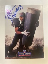 John Roper Autographed 1991 Pro Line Portraits Football Card #279 Bears A-352