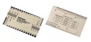 Guía de regla de acción de cuerda calibre luthier configuración instrumento herramienta de medición - Imagen 1 de 5