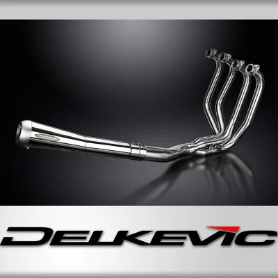 Silenciador de cono inverso Yamaha XS1100 1978-1982 escape de acero inoxidable pulido 4-1 Foto 1 de 4